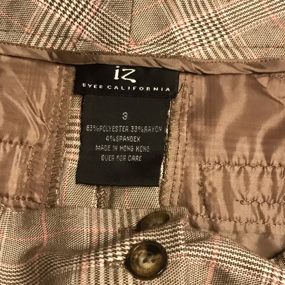 IZ Byer California Capri Blazer Suit Brown Juniors - Picture 8 of 12